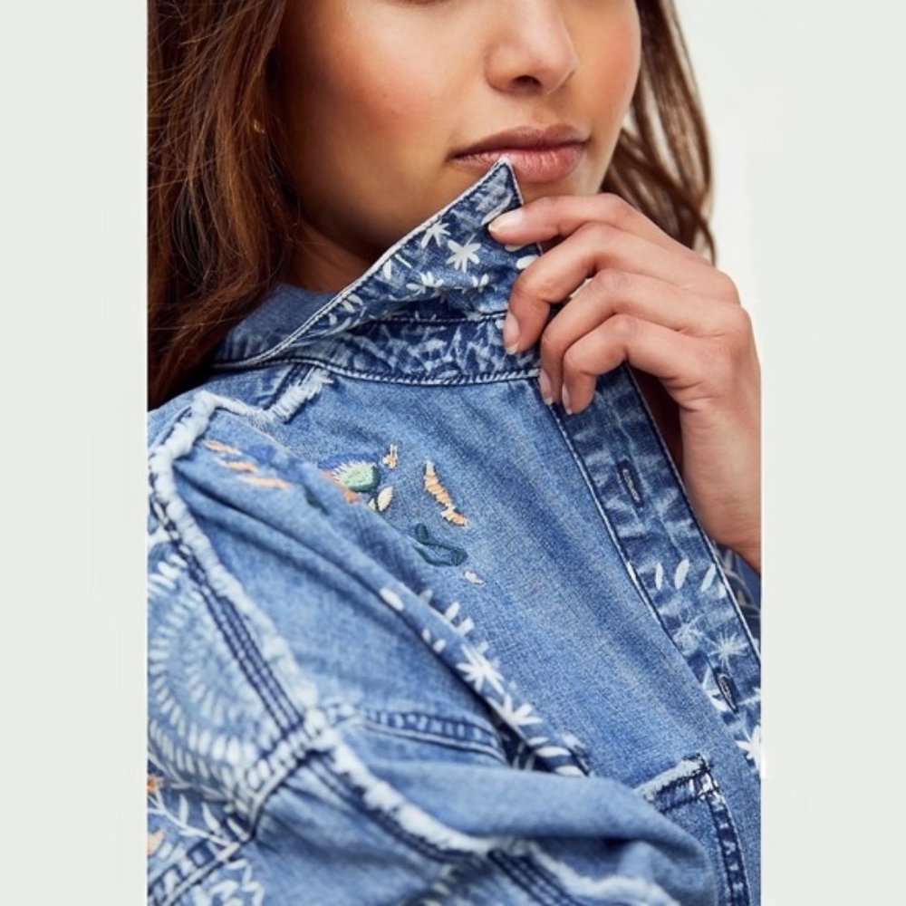 Free People Marrakesh Embroidered Top - Picture 4 of 8